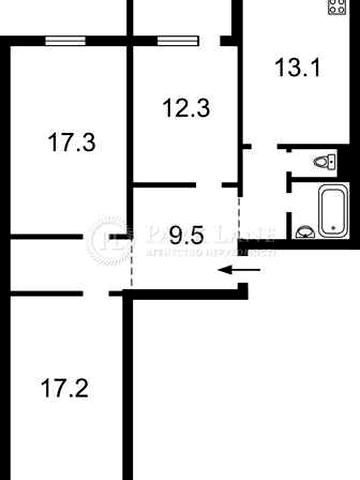 3-кім Поліська вул, 15А Дарницький р-н, ст.м Червоний Хутір