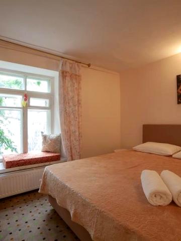 Двухместный номер в хостеле с общей душевой и туалетом