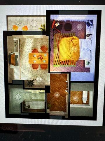 1 кім.кв. ЖК Silver House ЖК Silver House