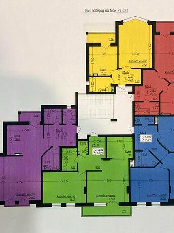 СМ 3 х кімнатна нова на Шептицького 7, 4 поверх в центрі Чернівців ЖК Шептицького 7