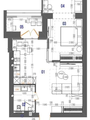 Продам однокомнатную квартиру в центре города Кременчуга в новостройке ЖК Новострой