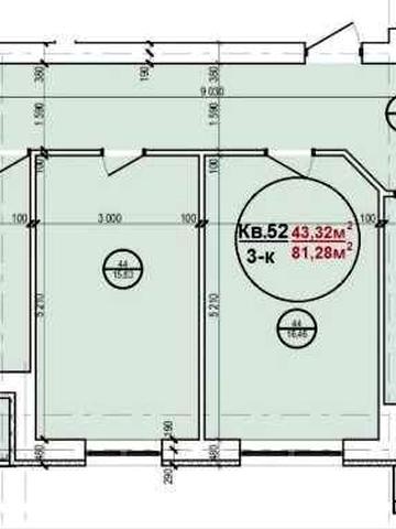 Продаж квартири 3кімнати від забудовника