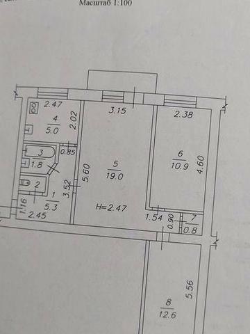 Продам 3к квартиру 23 августа