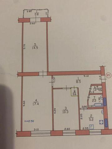 Продам 3х-кімнатну квартиру