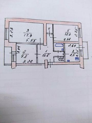 Продається 3х кімнатна квартира