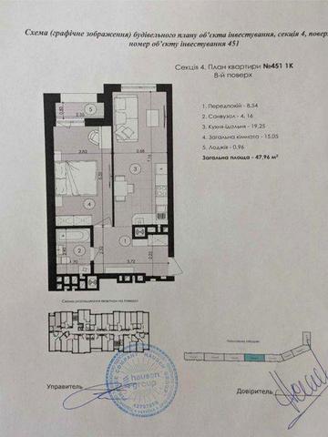Продаж 1 кімнатна квартира 49кв + комора на парковці у ЖК Парк Арена ЖК Парк Арена