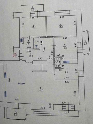 Продаж квартири в новобудові в центрі міста. 130 м2