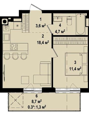Продаж 1к квартири в ЖК Ютландія ЖК Ютландія
