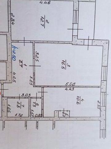 Продається 2-х кімнатна квартира в центрі Білогіря