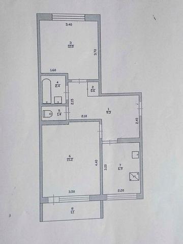 Обмін 2-ох кімнатної квартири на 3-ох кімнатну або на 2-ох кімнатну