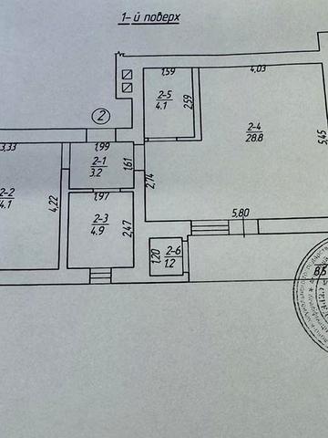 Продаж 1 кімнатної квартири,підходить під програму ЄОселя