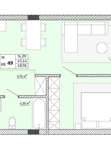 Продаж 1 кім. квартири м. Пустомити ЖК Тихий Львів ЖК Тихий Львів