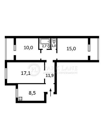 продаж квартири 3 кім 69 метрів вул. Милославська 5