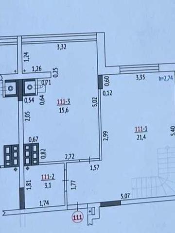 3 к дворівнева квартира  ЖК Первоцвіт, після будівельників ЖК Первоцвіт