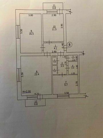 Продам 3-х кімнатну квартиру ЖК без назви