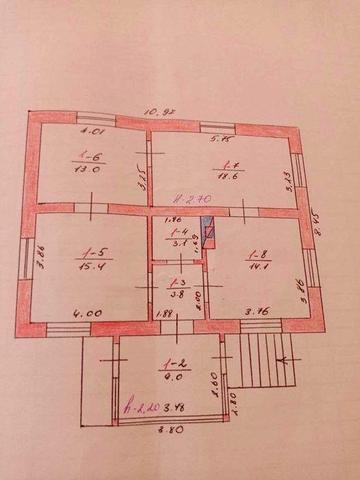 Будинок Старий Вишнівець 108 м2