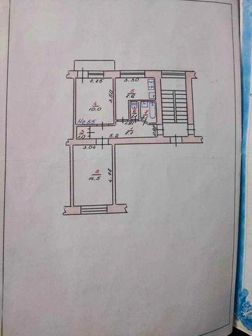 НИЗ РИНКУ!!!2к. в центрі не за всі гроші світу(середній поверх)