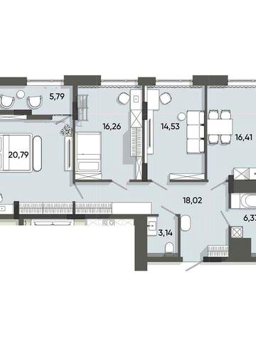БЕЗ КОМІСІЇ 3к. квартира 101м2, Резідент Стейт, Стрийська, Арена Львів ЖК Резідент Стейт, Resident State, Резидент Стейт