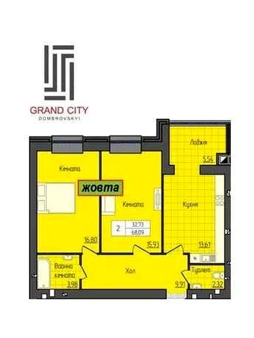Житомир ЖК GRAND CITY Домбровський 2 кімнатна квартира ЖК GRAND CITY Домбровський