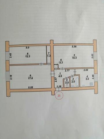 Продаж 3-х кімнатної квартири