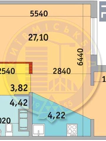Продам 1к квартиру, 40м2, ЖК Чарівне місто ЖК Чарівне місто
