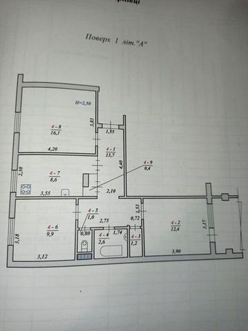 3 кімнатна панелька по вул. Головна від Власника!