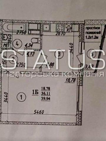 Продаж 1-кімнатної квартири в новобудові. Переуступка ЖК Затишний