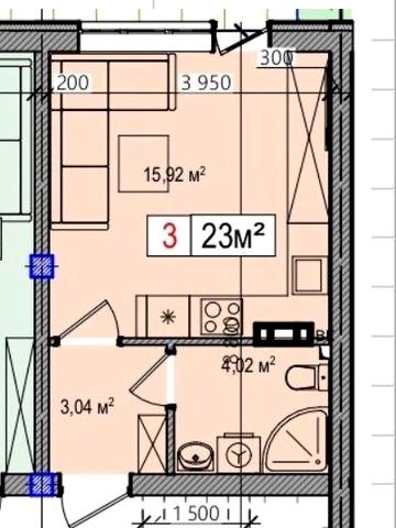 Квартира в Києві терміново, остання ціна 14.200у.о. ЖК Сосновый