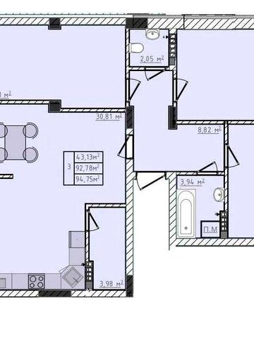 Продаж 3 кім.квартири від забудовника ЖК Сонячні Пагорби м.Пустомити