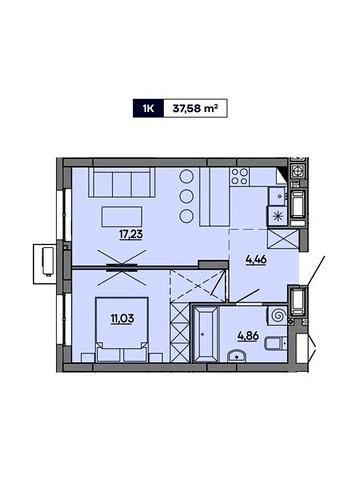 Продаж 1к Квартира Миколайчука вулиця ЖК Затишний квартал MHouse