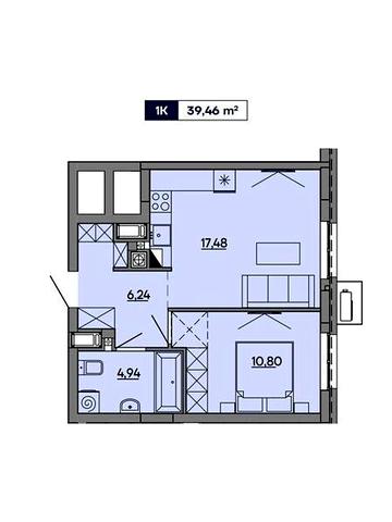 Продаж 1к Квартира Миколайчука вулиця ЖК Затишний квартал MHouse