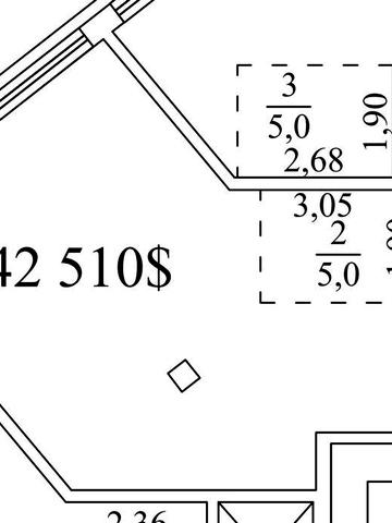 Квартира 54,5 м² з басейном ЖК Crystal Lux