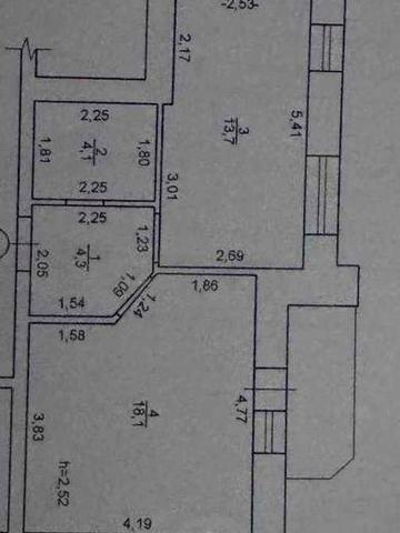 Квартира в цегляній новобудові на Огнівці (Сади 3)