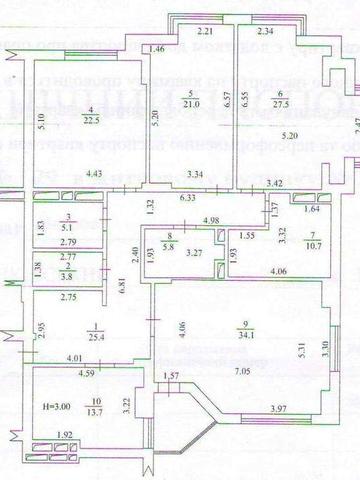 Оренда 4к квартири в Києві, Назарівська вул. 23А Без комісії
