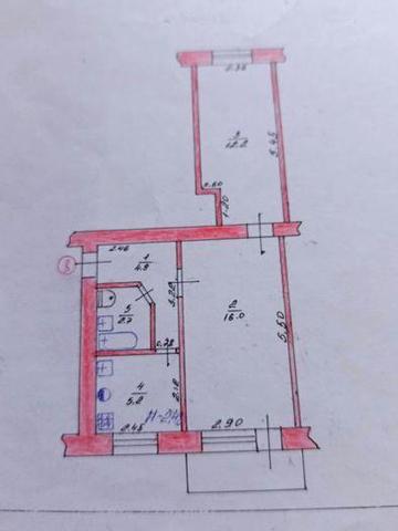 Продам двокімнатні  квартиру м. Ізюм