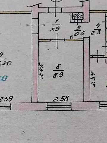 Продаж 2 кім. квартири, вул. Хабаровська б.11, Соцмісто