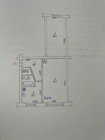 ПРОДАМ 2-кімнатну квартиру в центрі Карлівки (Полтавська обл)