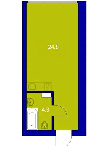 Квартира 29 м.кв. 15 хв від Києва (метро). єОселя, оплата частинами ЖК Милі квартири