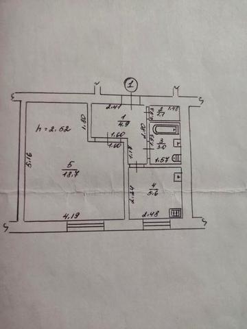 Продаж 1 кім. квартири