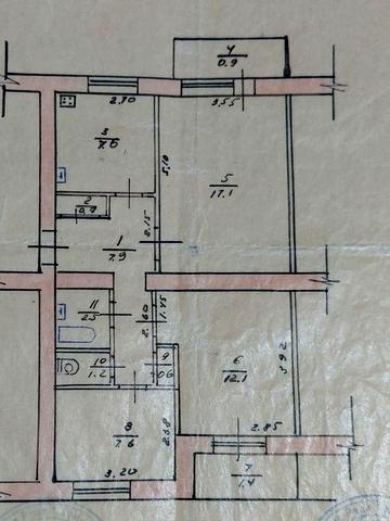 Продаж квартири  в с.Ладан за адресою вулиця.Миру 95А кв 71