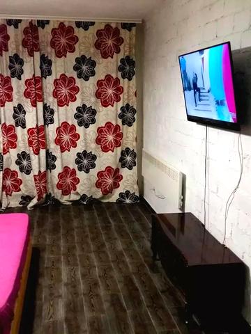 Фасадна квартира розташована в цегляному будинку на жвавому перехресті вулиць Ільфа та Петрова та Ак. Вільямса