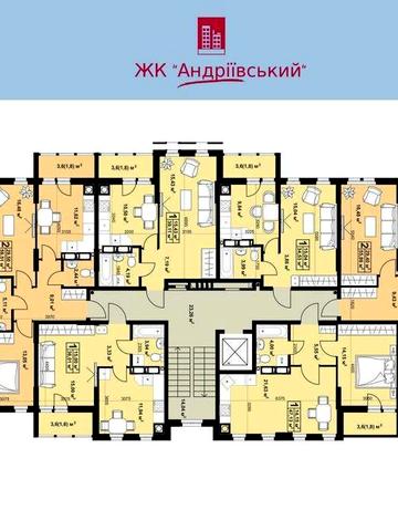 Продам 1к. 39м2, автономне опалення, НОВОБУДОВА ЖК"Андріївський"