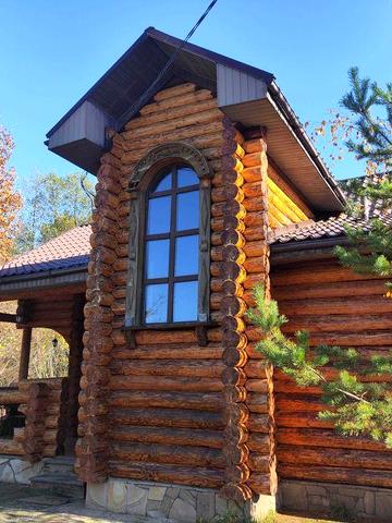 Затишний будинок із дикого зрубу. Ясногородка. Від власника.