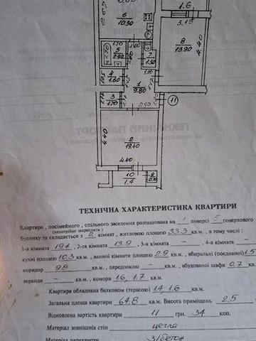 Продаж 2-ох кім. кв. (65 м) Львів - ЛАПАЇВКА ЖК геофізиків 21