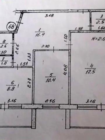 Продаж 3к квартира Київська Вишневе Південна,9