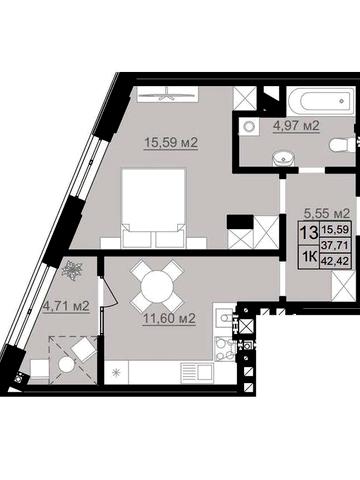 БЕЗ комісії/розтерм/ЖК Д2,D2/1кім 42м,Замарстинівська-Дашкевича,центр ЖК Д2, D2, Дашкевича 2