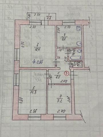 3-х кімнатна квартира (центр)