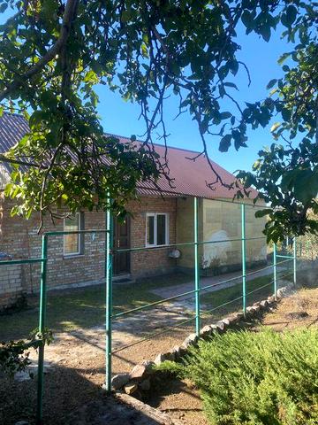 Цегляний будинок із новим дахом в селі Олексіївка