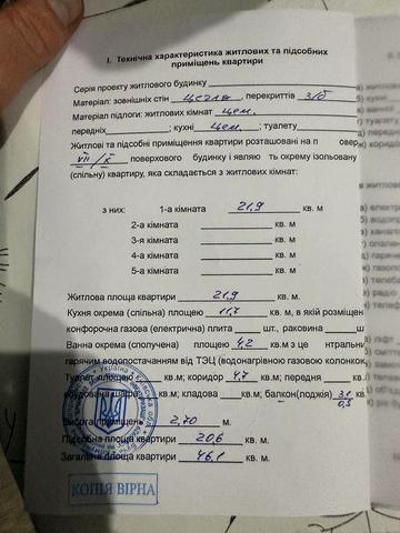 Продам однокімнатну квартиру ЖК Кампа