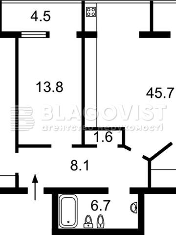 Кудрявська 31/33 Продаж 3 кімнатна в цегляному будинку 104 м 165000$